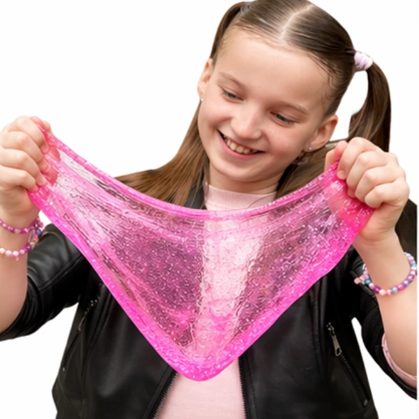 Set pentru realizarea brățărilor „slime: sirenă”, roz 8