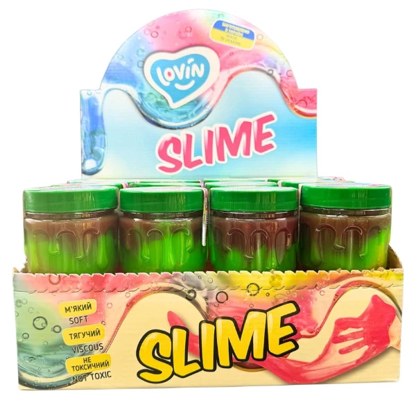 Jucărie antistres "slime: curcubeu" 400ml, în ass. 12