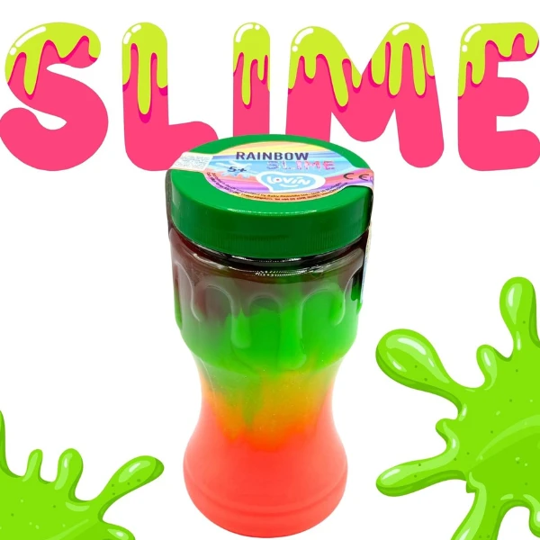 Jucărie antistres "slime: curcubeu" 400ml, în ass. 11