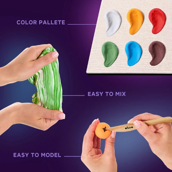 Diy set de plastilină ușoară “bucurie” 5
