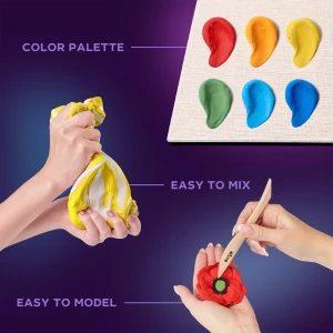 Set creativ diy cu plastilină ușoară „libertate” Thumbnail 3