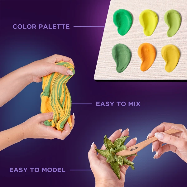 Set creativ diy cu plastilină ușoară „energie” 3