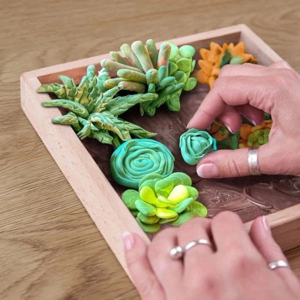 Set creativ diy cu plastilină ușoară „energie” 10