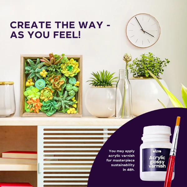 Set creativ diy cu plastilină ușoară „energie” 6