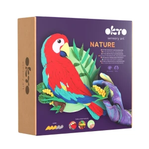 Set creativ diy cu plastilină ușoară "papagal ara" Thumbnail 2
