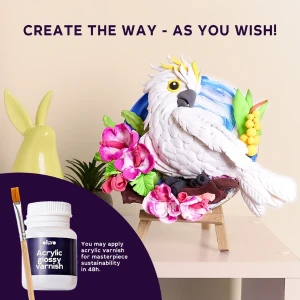 Set creativ diy cu plastilină ușoară "cacadu" Thumbnail 3