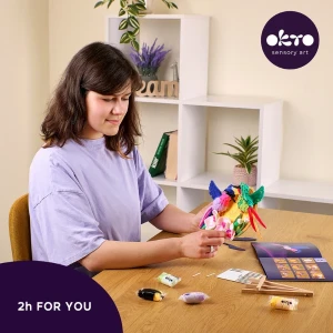 Set creativ diy cu plastilină ușoară "colibri" Thumbnail 5