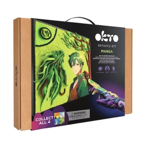 Tablou 3d cu plastilină ușoară 29x29 сm manga – pământ Thumbnail 2