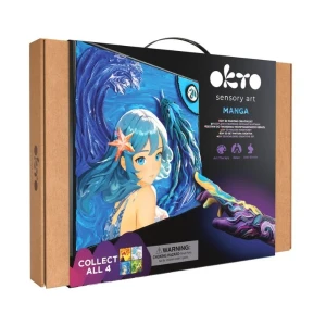 Tablou 3d cu plastilină ușoară 29x29 сm manga – apă Thumbnail 2