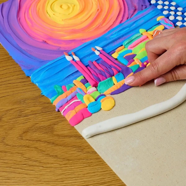 Tablou 3d cu plastilină ușoară 30x40 сm – park güell, barcelona 4