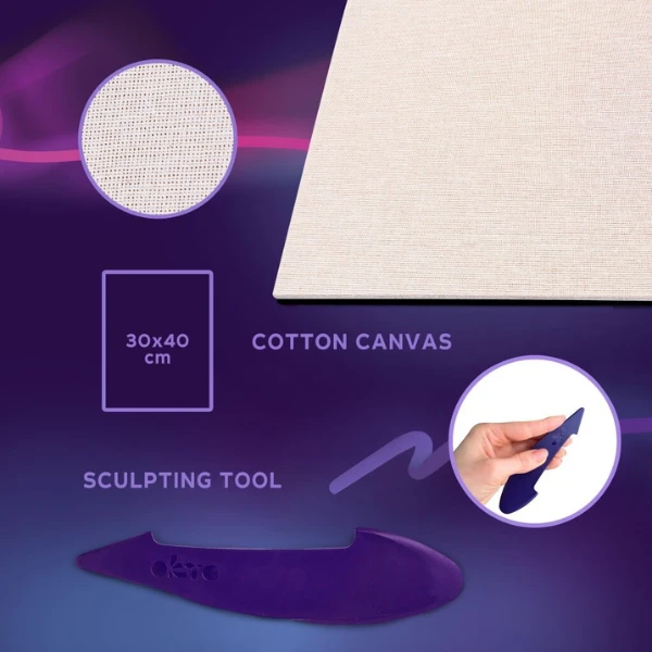 Tablou 3d cu plastilină ușoară 30x40 сm – floarea-soarelui 9