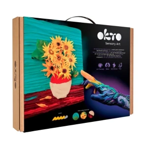 Tablou 3d cu plastilină ușoară 30x40 сm – floarea-soarelui Thumbnail 2