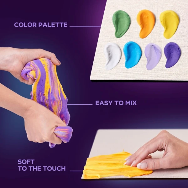 Tablou 3d cu plastilină ușoară 30x40 сm – iriși 9