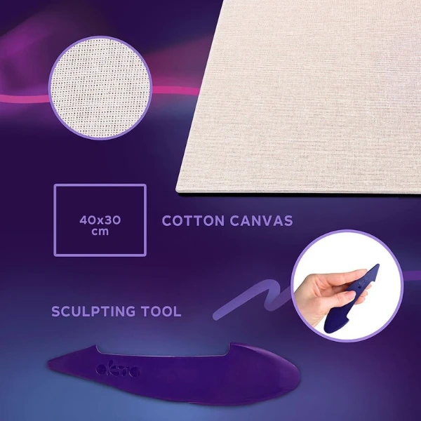 Tablou 3d cu plastilină ușoară 30x40 сm – sărutul 7