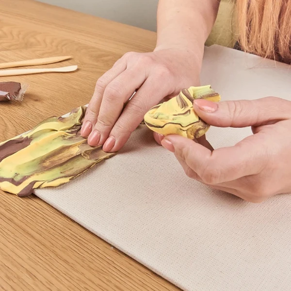 Tablou 3d cu plastilină ușoară 30x40 сm – sărutul 3