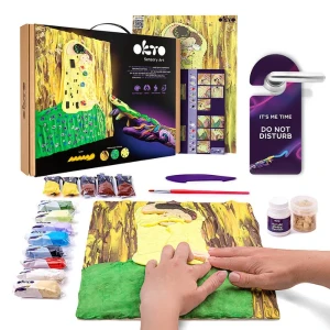Tablou 3d cu plastilină ușoară 30x40 сm – sărutul Thumbnail 2