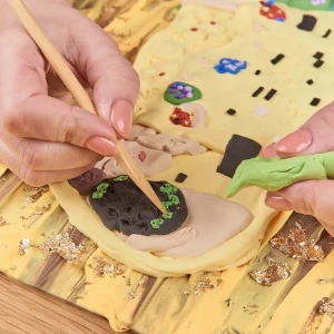 Tablou 3d cu plastilină ușoară 30x40 сm – sărutul Thumbnail 4