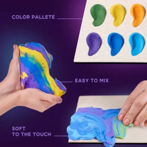 Tablou 3d cu plastilină ușoară 30x40 сm – noaptea înstelată Thumbnail 7