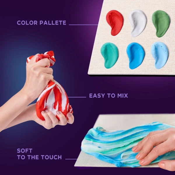 Tablou 3d cu plastilină ușoară 30x40 сm – crapi koi 4