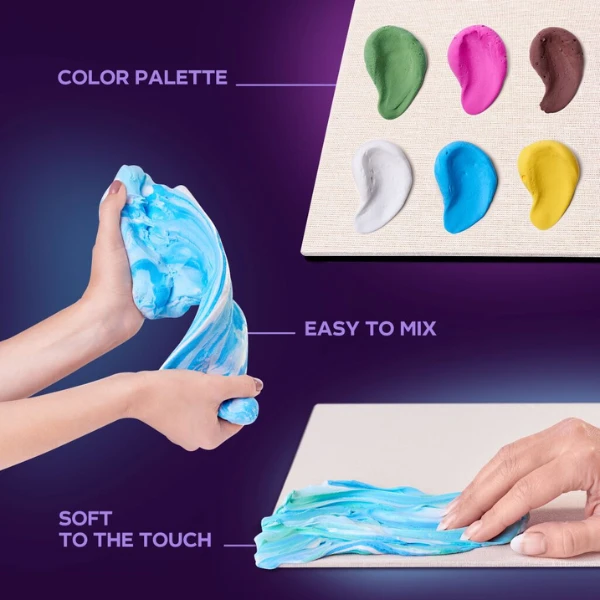 Tablou 3d cu plastilină ușoară 30x40 сm – câmpuri de flori din olanda 7