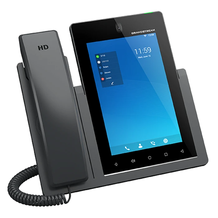 Telefon video ip grandstream gxv3470, negru 3