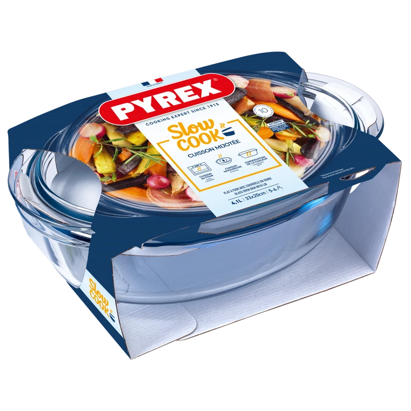 Tava de copt pyrex 459a000, transparent 2