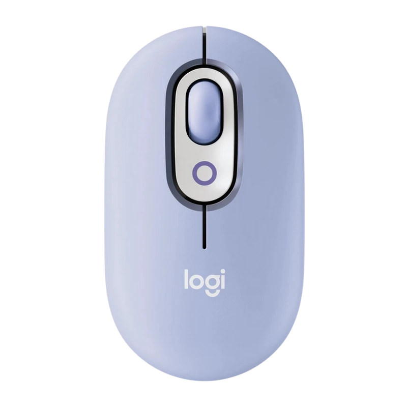 Mouse wireless logitech pop, liliac 8