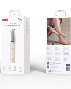Xo cf49 trimmer electric inteligent pentru pedichiură (pilă de unghii) maro cafea Thumbnail 2
