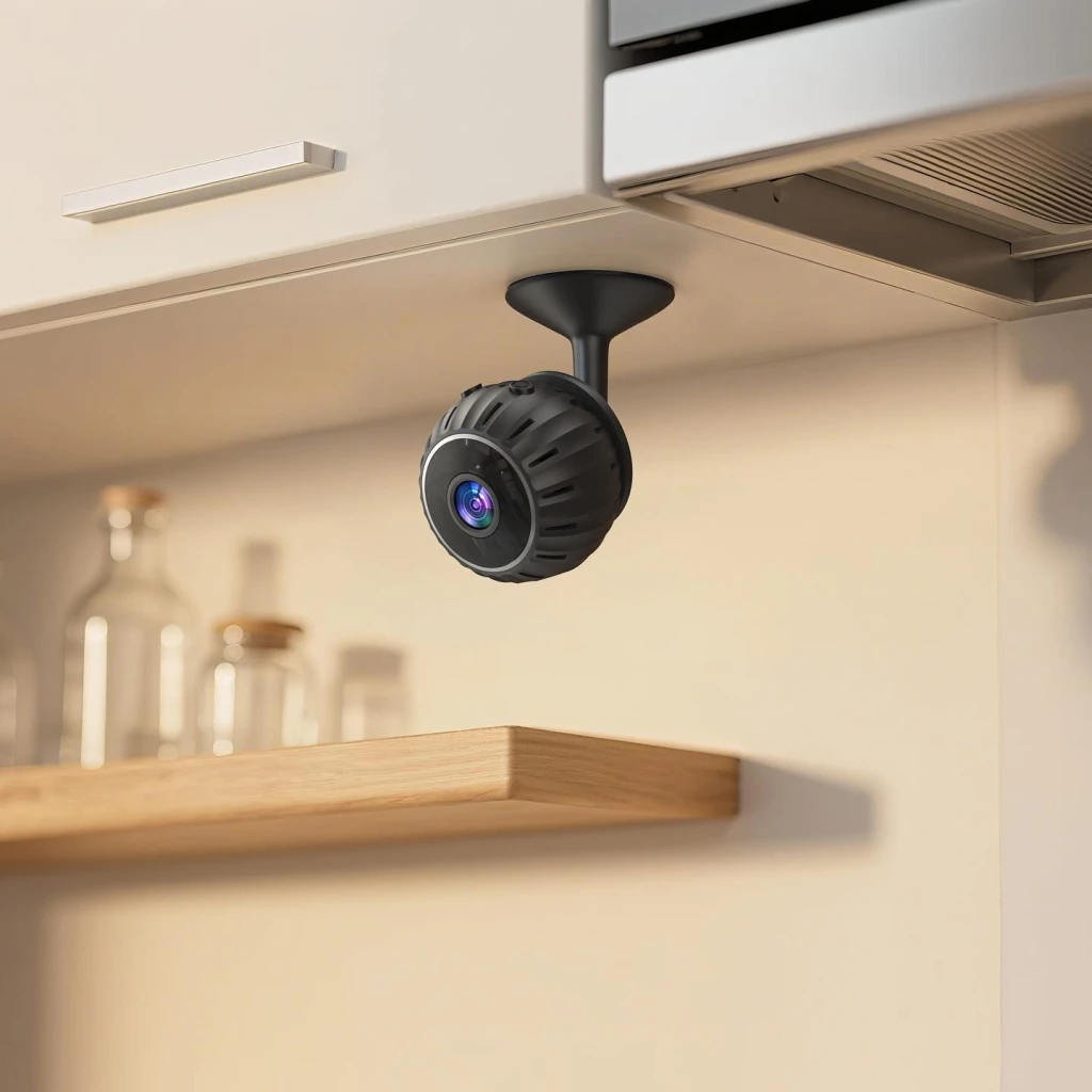 Беспроводная миниатюрная wifi-камера xo cr17 960p (зарядное устройство в комплект не входит), черная. 2