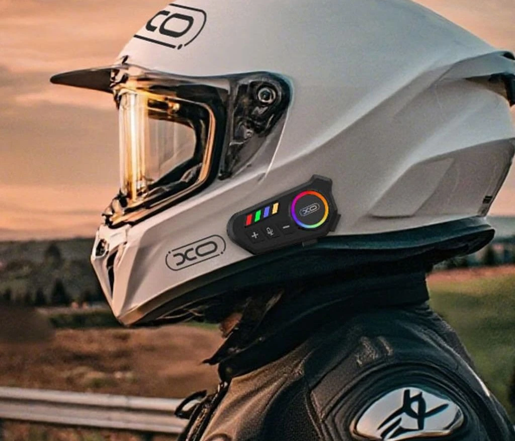 Căști xo be56 colorate cu iluminare led, negre 2