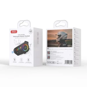Căști xo be56 colorate cu iluminare led, negre Thumbnail 3