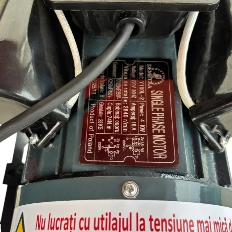 Tocator de furaje si cereale demetra dm-400-30pro, 220v, 4kw 6