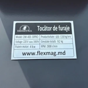 Tocator de furaje si cereale demetra dm-400-30pro, 380v, 4kw Thumbnail 4