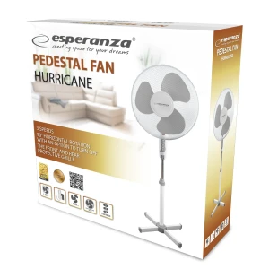 Cooling fan esperanza hurricane ehf001we white/gray, 40cm, 50w, speed levels 3, cable length: 1,5m Thumbnail 2