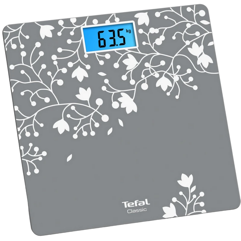 Cântar de podea tefal pp1537v0, argintiu 2