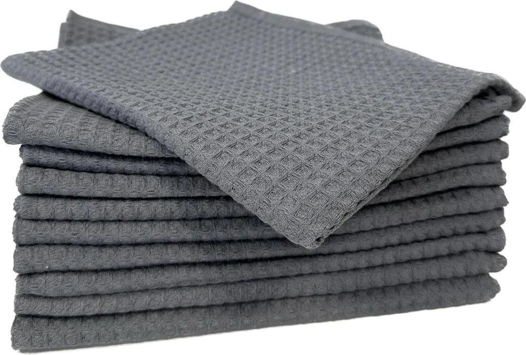 Prosop gofrat bucatarie dalia 30x50 cm, 320g/m2, simply taupe 4