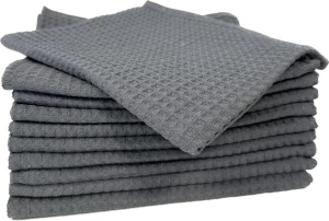 Prosop gofrat bucatarie dalia 30x50 cm, 320g/m2, simply taupe Thumbnail 4
