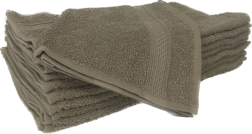 Prosop flausat 35x60 cm, 380g/m2 taupe 2
