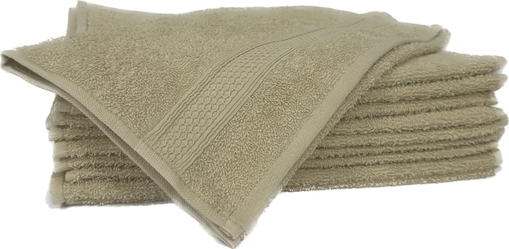 Prosop flausat 35x60 cm, 380g/m2 creme brulee 2