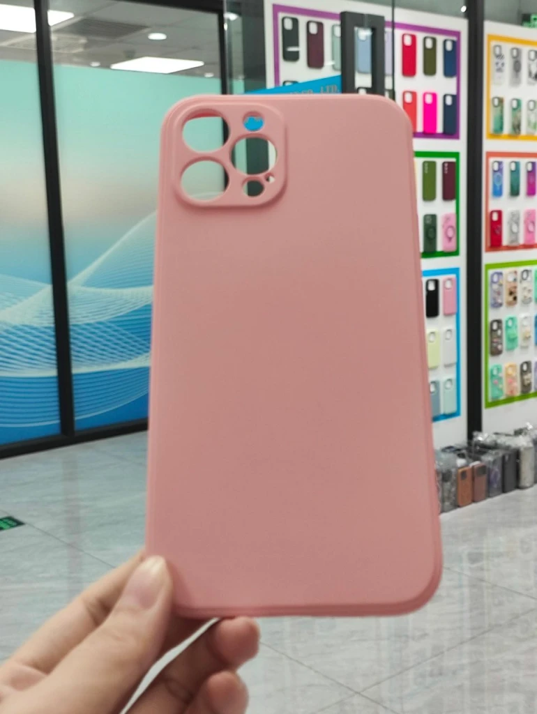 2.0mm tpu + husă cu microfibră iphone 12 pro - negru husa 5