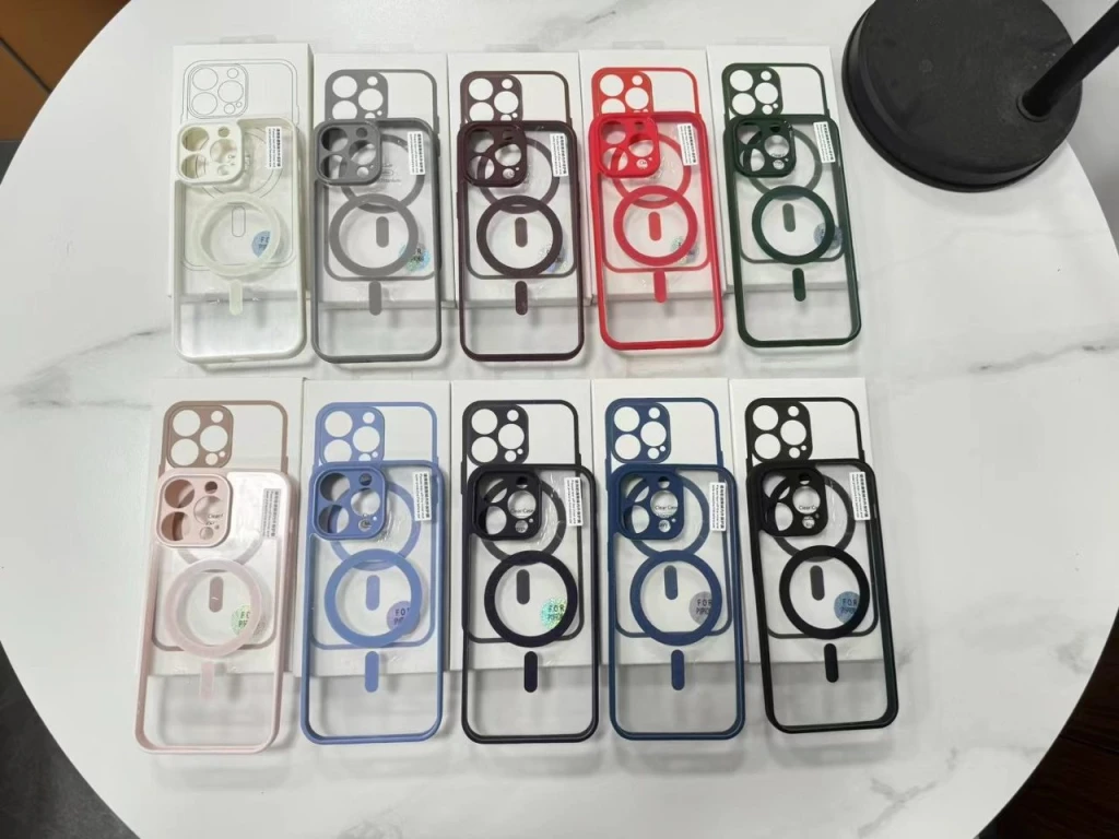 Acrylic чехол с magsafe (big hole) iphone 16 черный чехол 2