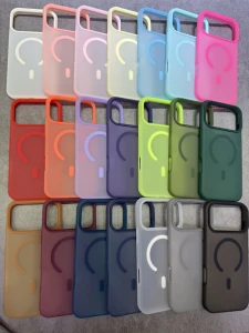 Colorful liquid husă din silicon iphone 17 pro roz nisipiu husa