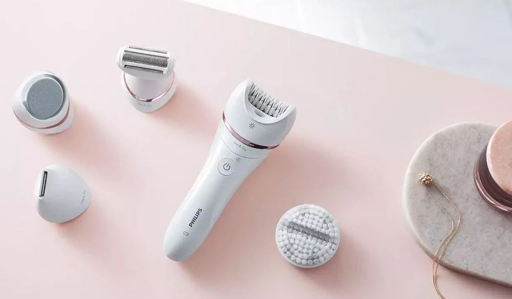 Эпилятор philips bre740/10, белый 7