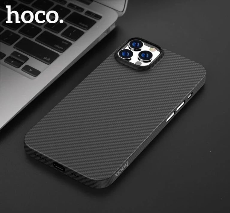 Hoco cave ultra-thin magnetic husă de protecție pentru iphone 14 pro max negru husa 3