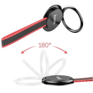 Hoco gm105 lanyard anti-fall ring buckle черный чехол Thumbnail 3