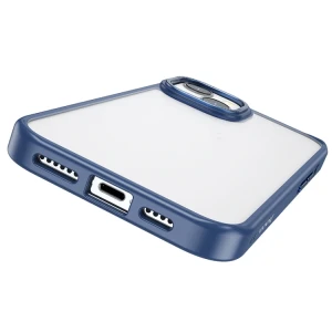 Hoco golden shield frosted защитный чехол для iphone 14 синий чехол
