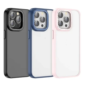 Hoco golden shield frosted husă de protecție pentru iphone 14 plus negru husa Thumbnail 2