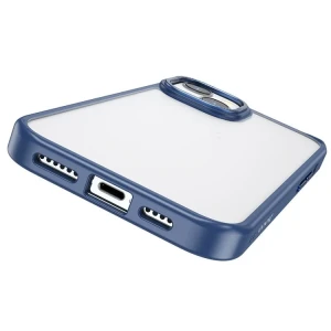 Hoco golden shield frosted защитный чехол для iphone 14 pro синий чехол