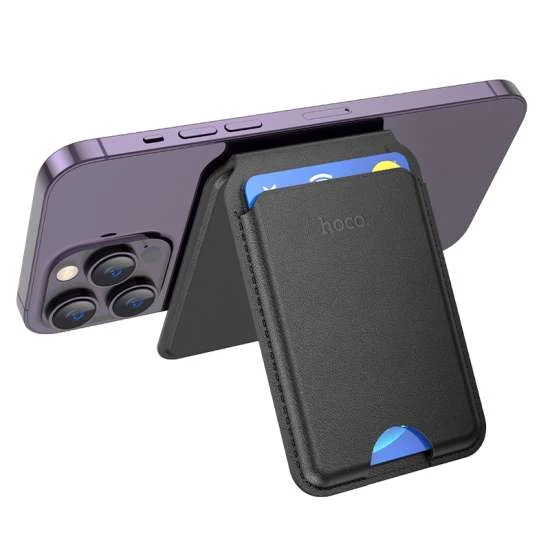 Hoco gt3 idol multifunctional magnetic card holder черный чехол 2