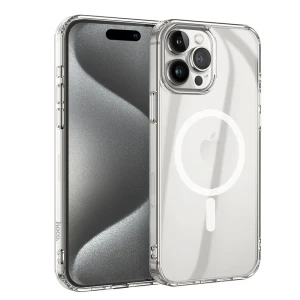 Hoco magnetic серия airbag anti-fall защитный shell для iphone 14 plus прозрачный чехол Thumbnail 2